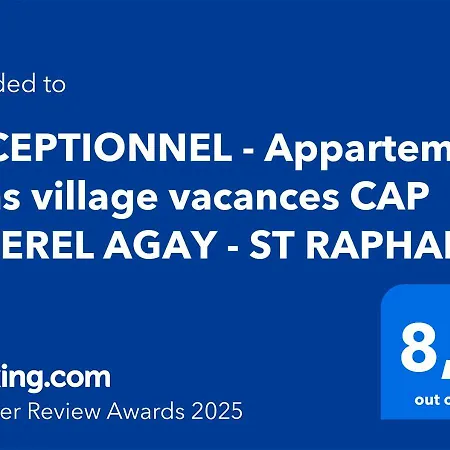 Apartment Exceptionnel - Dans Village Cap Esterel Agay - St Raphael *